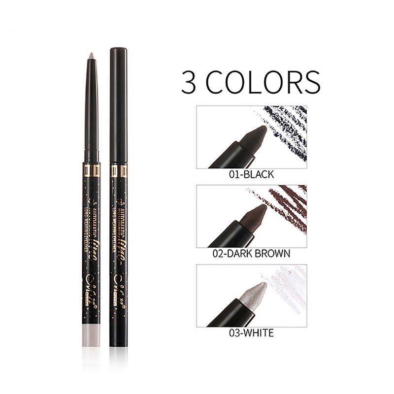 Wholesale Eyeliner Pencils With White, Dark Brown And Black