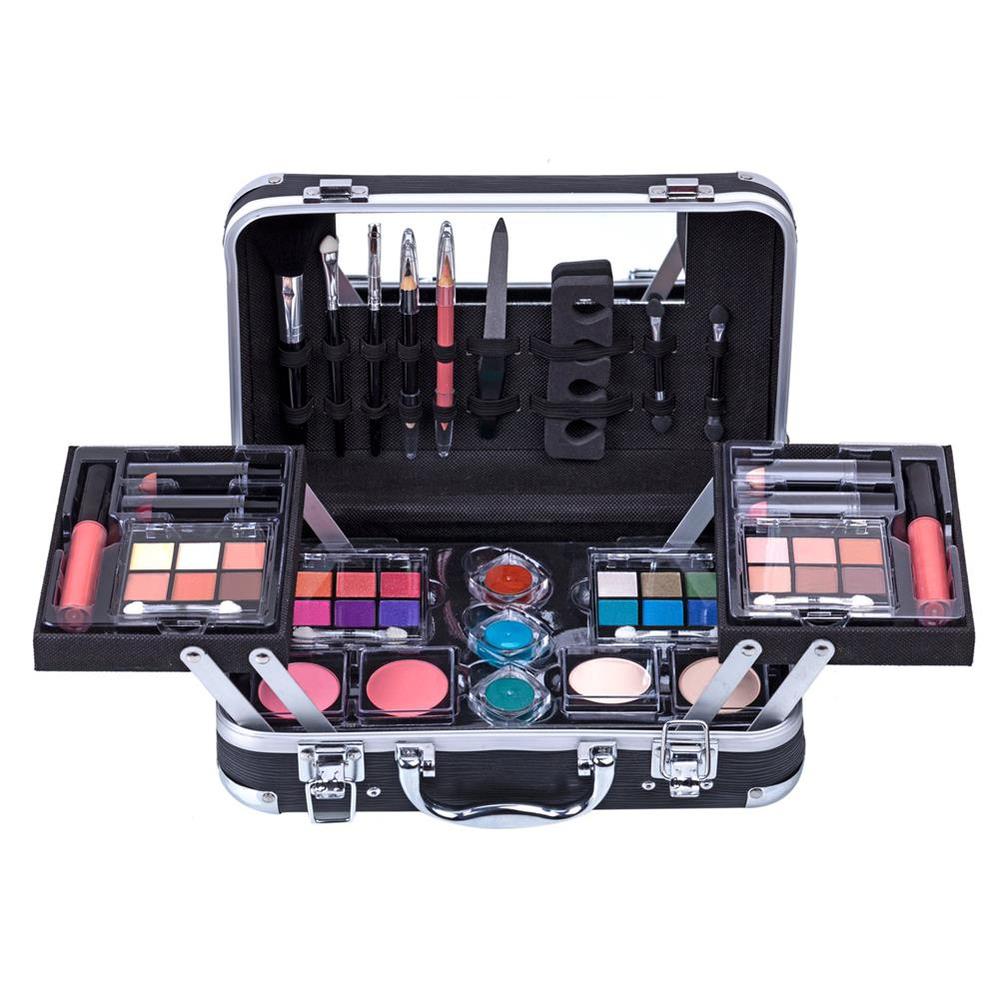 Eye Shadow Lipstick Makeup Brush Cosmetic Case Set