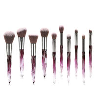 Makeup Brush 10Pcs Cosmetics Blush Contour Brushes