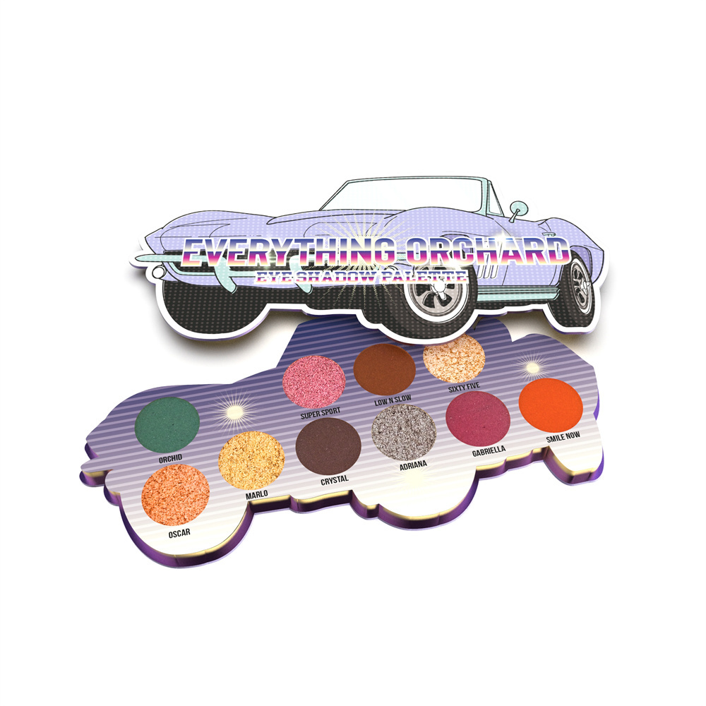 Otara Car Shape Eyeshadow Palette Shimmer Matte Gliiter Customized MakeUp